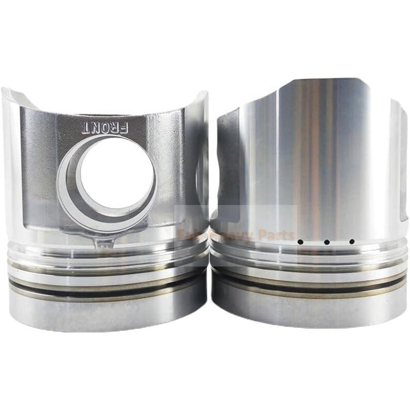 1 Piece Piston With Pin And Clips 6222 - 33 - 2110 Fits For Komatsu SAA6D108E - 2A Engine Parts - Fab Heavy Parts