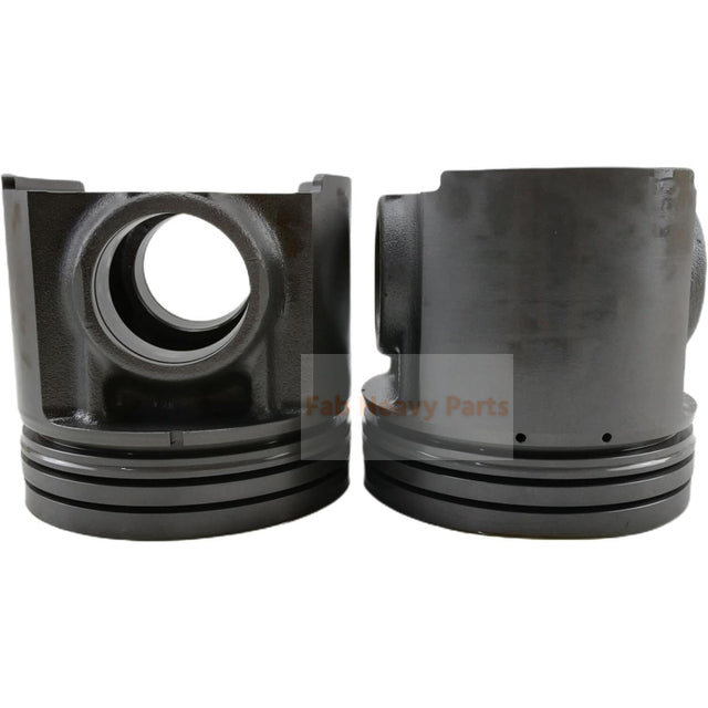 1 Piece Piston With Pin And Clips 6251-31-2510 Fits For Komatsu SAA6D125E-5 Engine Parts