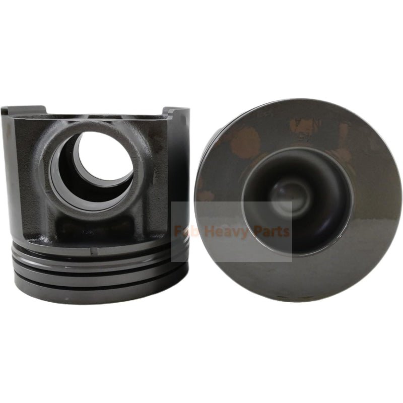 1 Piece Piston With Pin And Clips 6251 - 31 - 2510 Fits For Komatsu SAA6D125E - 5 Engine Parts - Fab Heavy Parts