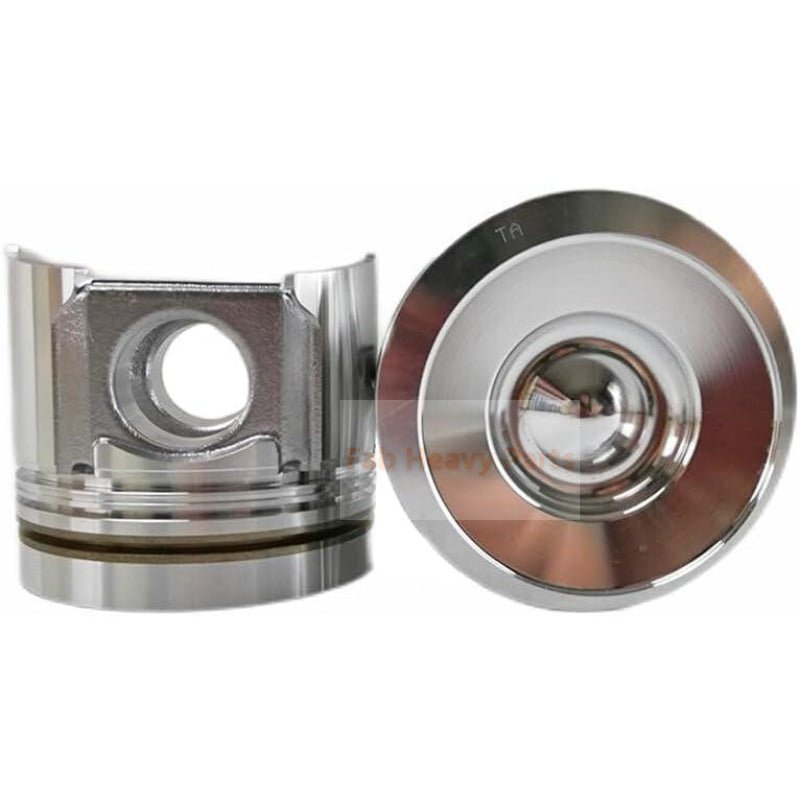 1 Piece Piston With Pin And Clips 6271 - 31 - 2110 Fits For Komatsu SAA4D95LE - 5 Fits Cummins QSB 3.3 Engine Parts - Fab Heavy Parts
