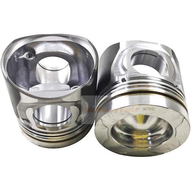 1 Piece Piston With Pin And Clips 65.02501 - 0426 Fits For Doosan DL06 Engine - Fab Heavy Parts