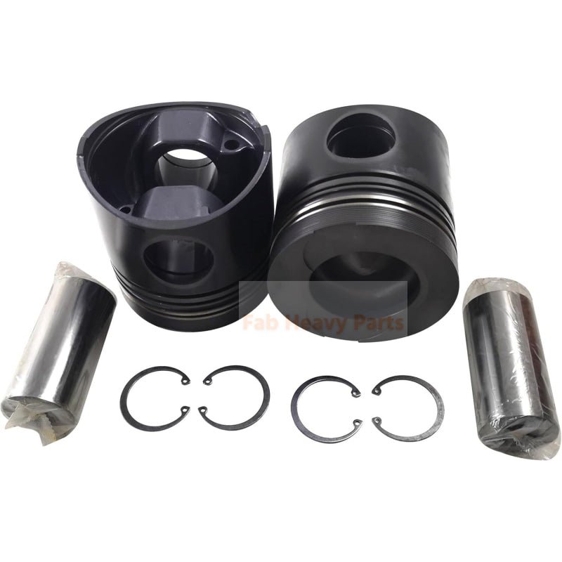 1 Piece Piston With Pin And Clips 65.02501 - 0708 Fits For Doosan P158LE P222LE P180LE D2848LB Engine - Fab Heavy Parts