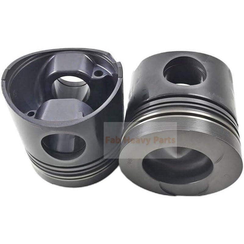 1 Piece Piston With Pin And Clips 65.02501 - 0708 Fits For Doosan P158LE P222LE P180LE D2848LB Engine - Fab Heavy Parts
