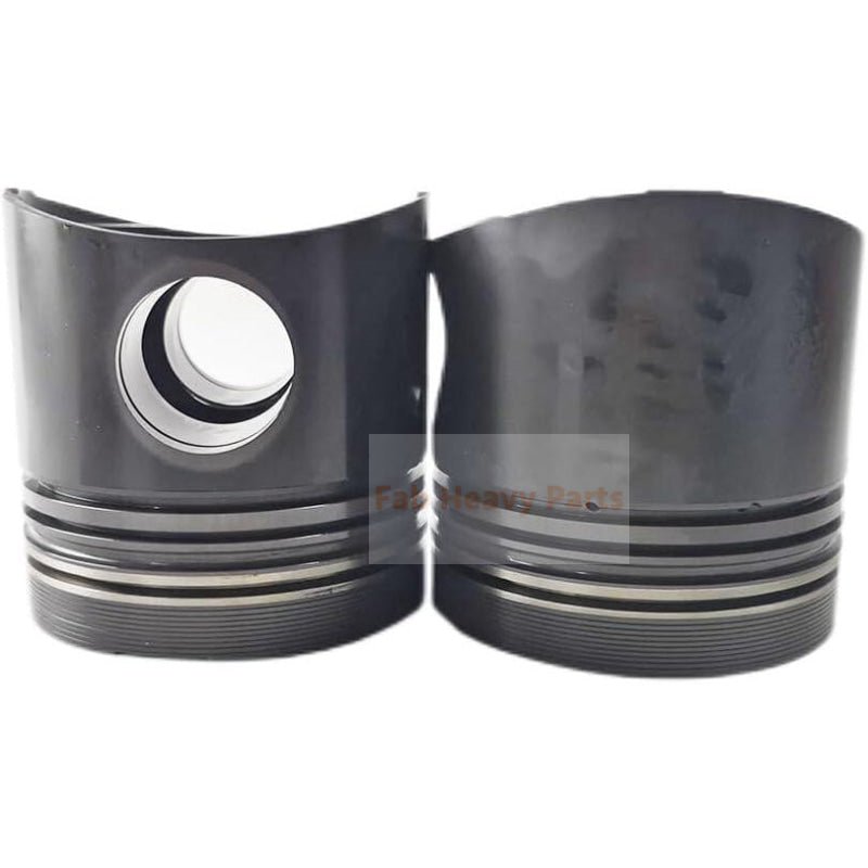 1 Piece Piston With Pin And Clips 65.02501 - 0708 Fits For Doosan P158LE P222LE P180LE D2848LB Engine - Fab Heavy Parts