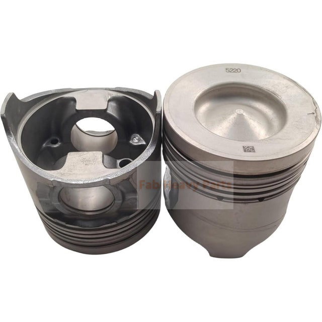 1 Piece Piston With Pin And Clips 8-98244-522-0 Fits For Isuzu AA-6HK1X Engine Parts