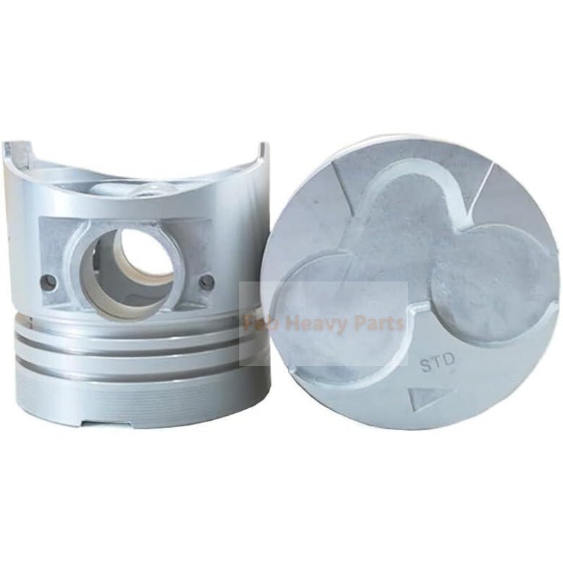 1 Piece Piston With Pin And Clips MD050021 MD103318 Fits For Mitsubishi 4D55 4D56 Engine Parts - Fab Heavy Parts