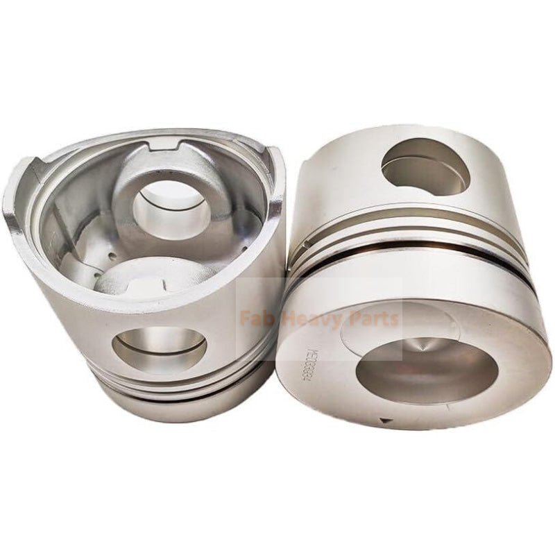 1 Piece Piston With Pin And Clips ME032661 ME072033 ME072035 ME033934 Fits For Mitsubishi 6D15 Engine - Fab Heavy Parts