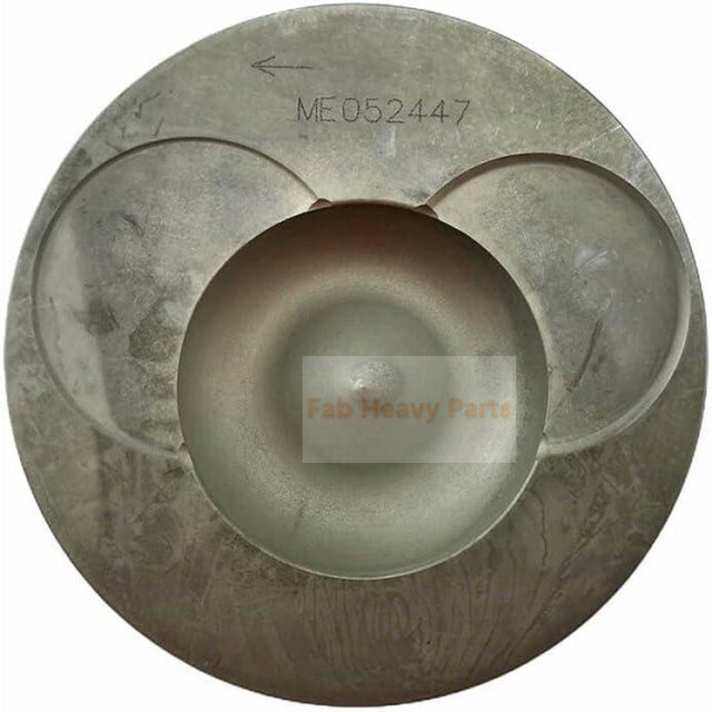 Piston de 1 pièce avec broche et clips ME052447 convient aux pièces de moteur Mitsubishi 6D22