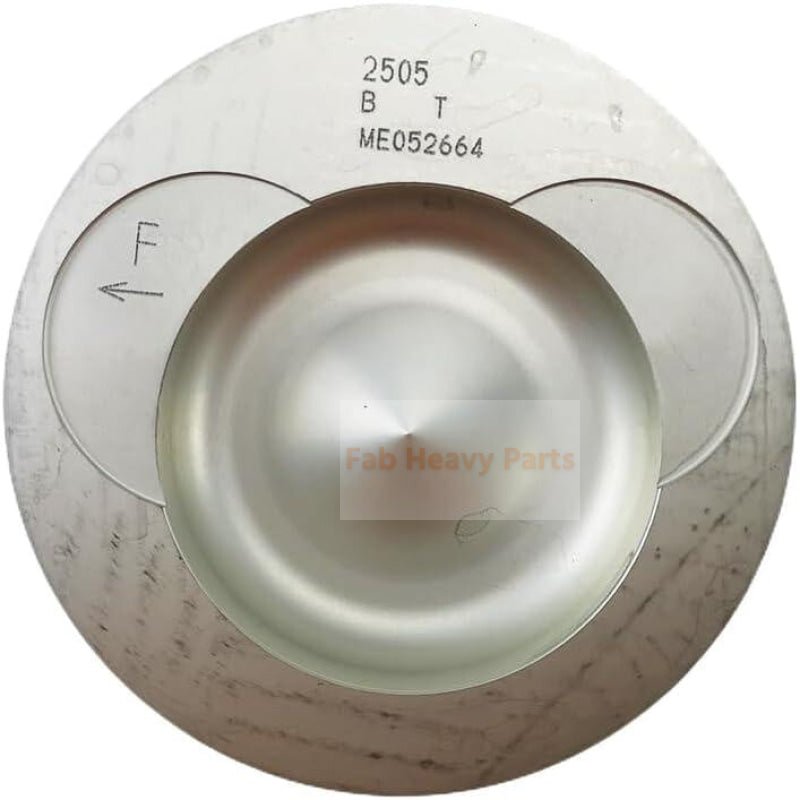 1 Piece Piston With Pin And Clips ME052664 Fits For Mitsubishi 6D22T Engine - Fab Heavy Parts