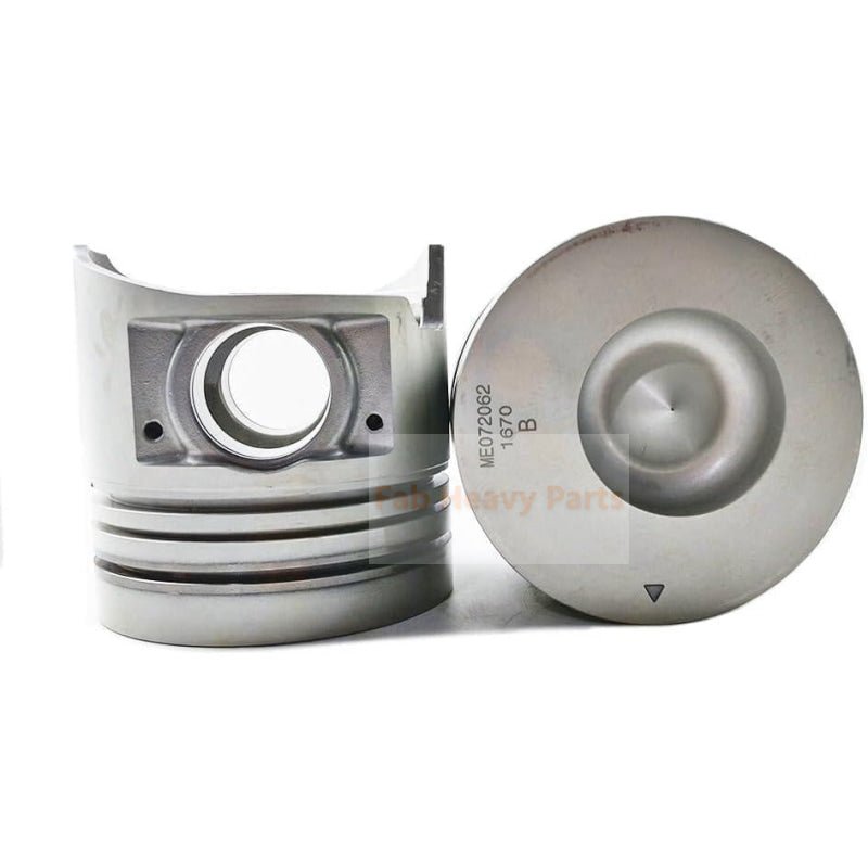 1 Piece Piston With Pin And Clips ME072062 Fits For Mitsubishi 6D16 Engines - Fab Heavy Parts