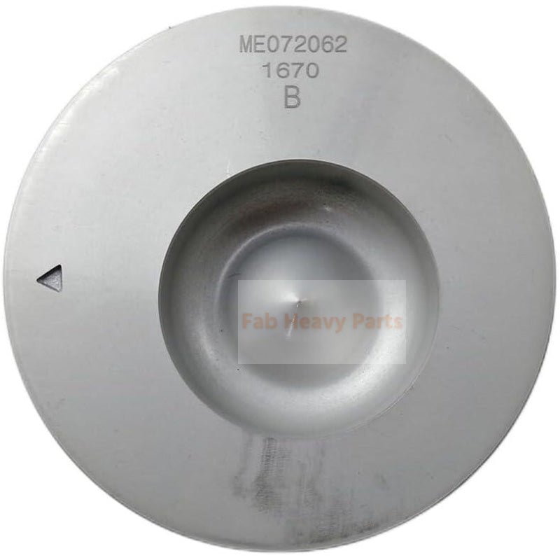 1 Piece Piston With Pin And Clips ME072062 Fits For Mitsubishi 6D16 Engines - Fab Heavy Parts