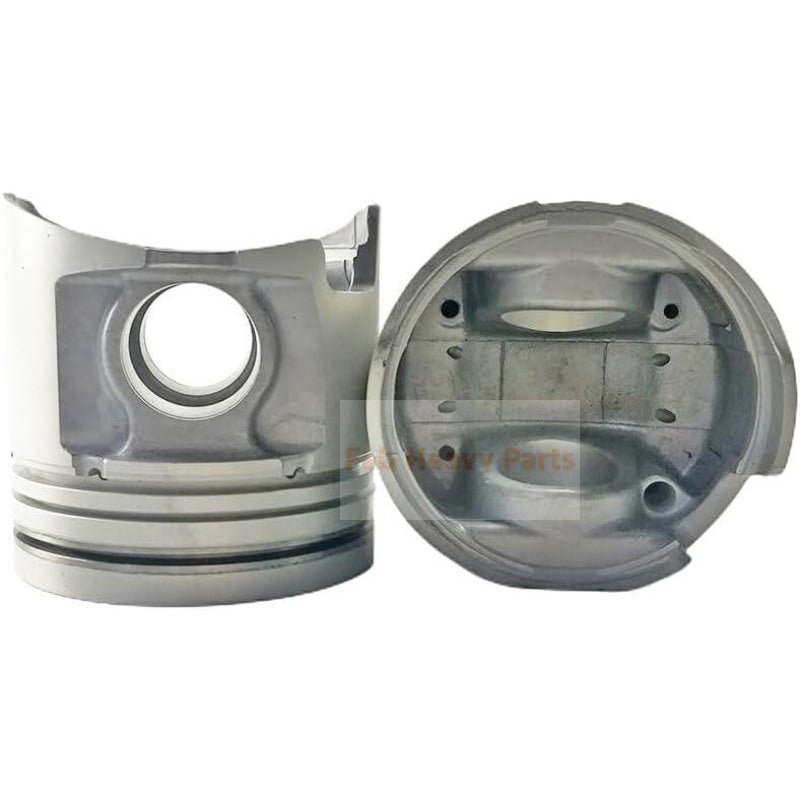 1 Piece Piston With Pin And Clips ME072549 Fits For Mitsubishi 6D16T 24V Engine - Fab Heavy Parts