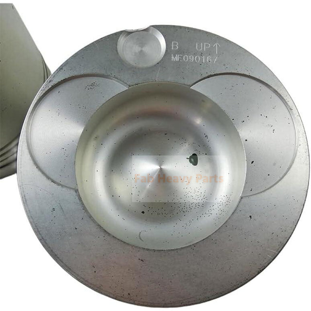 Pistón de 1 pieza con alfiler y clips ME090167 para piezas de motor Mitsubishi 8DC9T-3V