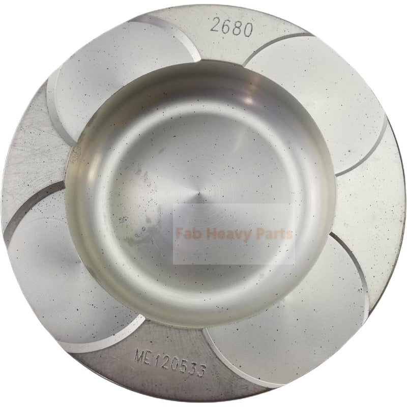 1 Piece Piston With Pin And Clips ME120533 ME120684 Fits For Mitsubishi 6D40 Engine Parts - Fab Heavy Parts