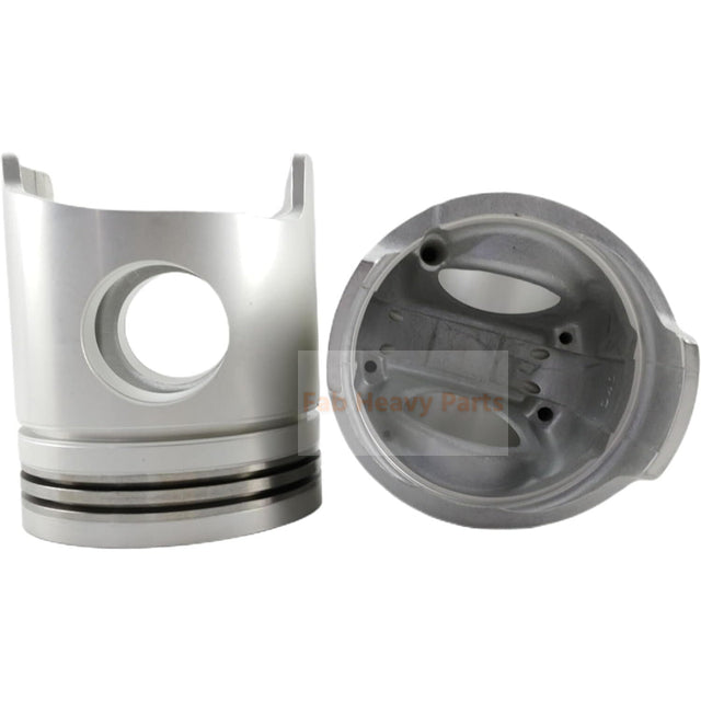 1 -osainen mäntä nastalla ja leikkeillä ME121199 sopii Mitsubishi 6D40T -moottoriin