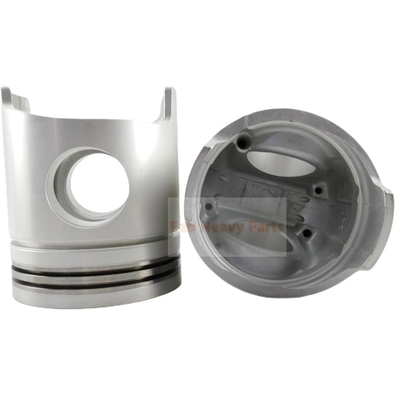 1 Piece Piston With Pin And Clips ME121199 Fits For Mitsubishi 6D40T Engine - Fab Heavy Parts