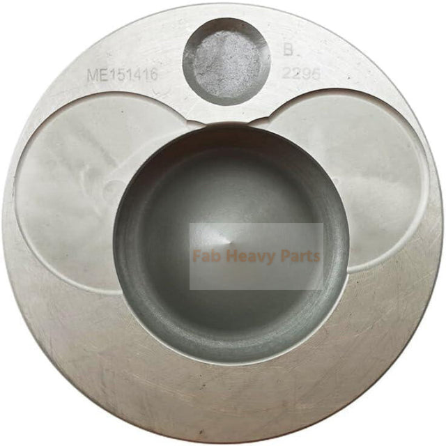 Piston 1 pièce avec broche et clips ME151416 convient pour Mitsubishi 6D24-3V Pièces de moteur