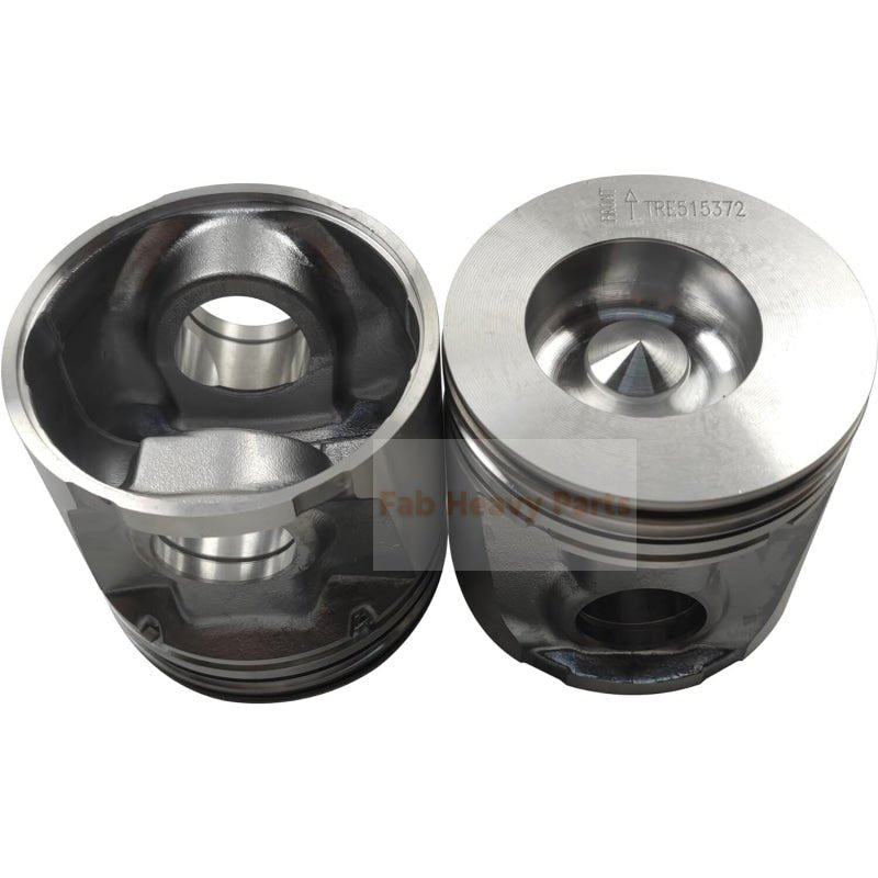 1 Piece Piston With Pin And Clips RE515372 RE59277 RE505100 Fits For John Deere 4045T 6068T Engine Parts - Fab Heavy Parts