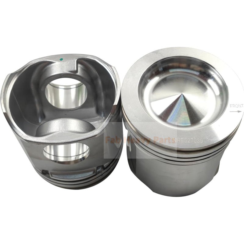 1 Piece Piston With Pin And Clips RE527039 Fits For John Deere 4045T/H 6068T/H Engine Parts - Fab Heavy Parts