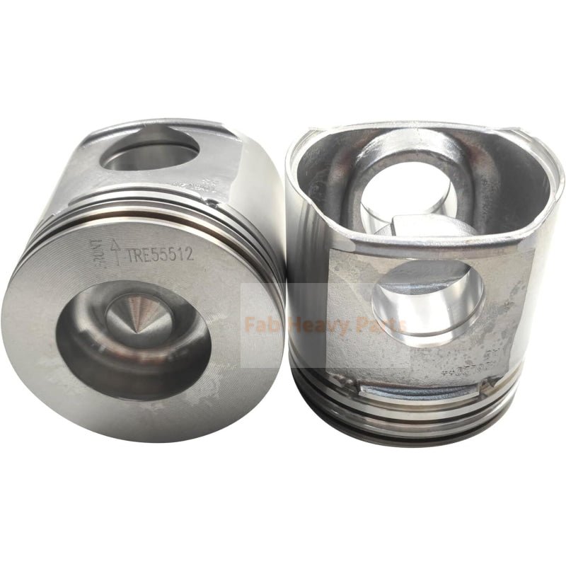 1 Piece Piston With Pin And Clips RE55512 RE505102 RE509540 Fits For John Deere 4045T/H 6068T/H Engine Parts - Fab Heavy Parts