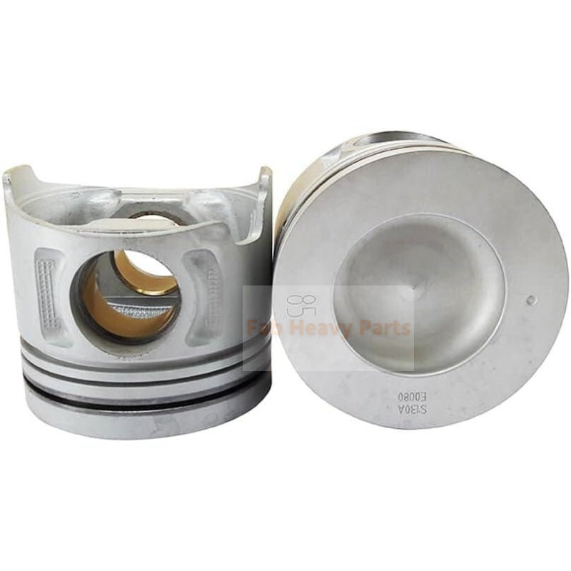 1 Piece Piston With Pin And Clips S130A - E0080 S130A - E0030 S130A - E0040 Fits For Hino J05C J08C 24V Engine Parts - Fab Heavy Parts