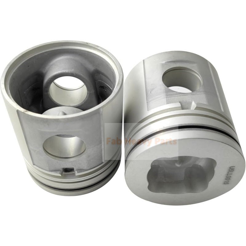 1 Piece Piston With Pin And Clips U5LL0015 Fits For Perkins 1004.4 (AG AA) 1006.6 (YA) Engine - Fab Heavy Parts