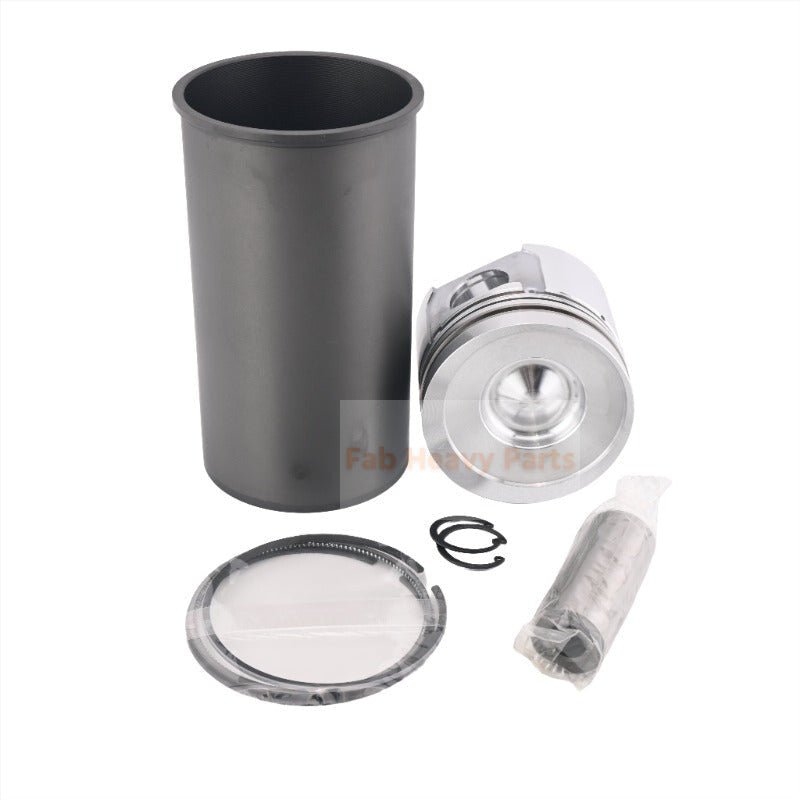 1 Set of Piston and Cylinder liner Kit Fits Cummins QSB3.3 B3.3 B3.3T Engine Daewoo 460 470 Plus - Fab Heavy Parts