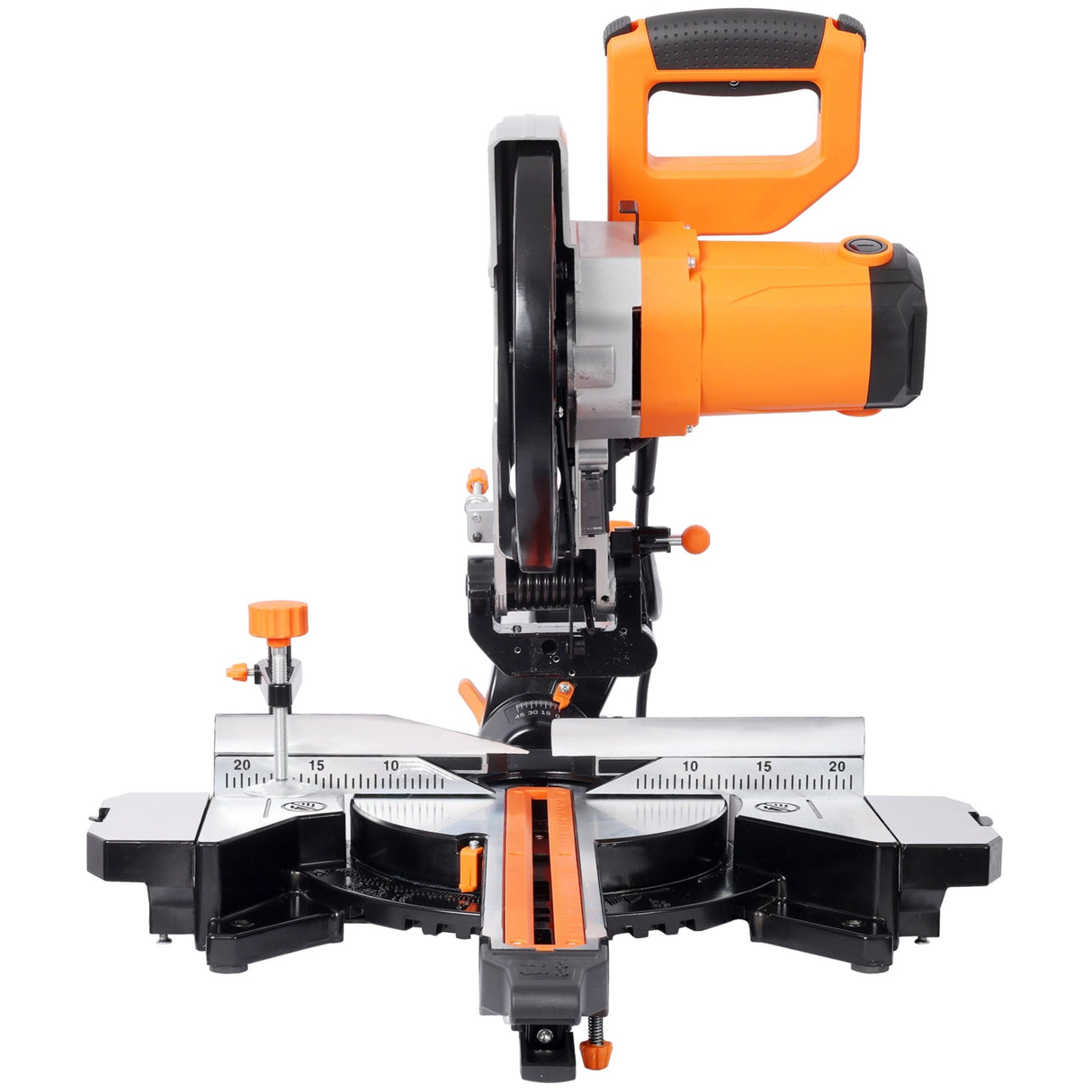 10 Inch Single Bevel Double Speed Sliding Miter Saw 48T Blade 3.5x13 Inch Cutting Capacity ETL Certificate - Fab Heavy Parts