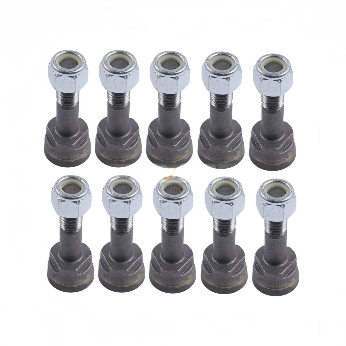 10 peças de dentes moedores de coto série 1100 para jaqueta amarela Vermeer