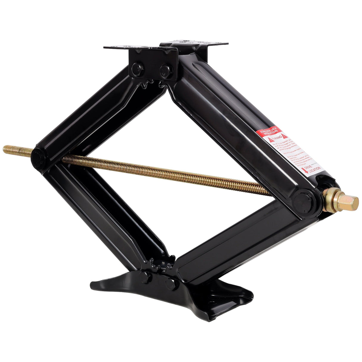 10,000 lbs RV Scissor Jacks 24 in RV Stabilizer Leveling Scissor Jacks, Set of 2 - Fab Heavy Parts