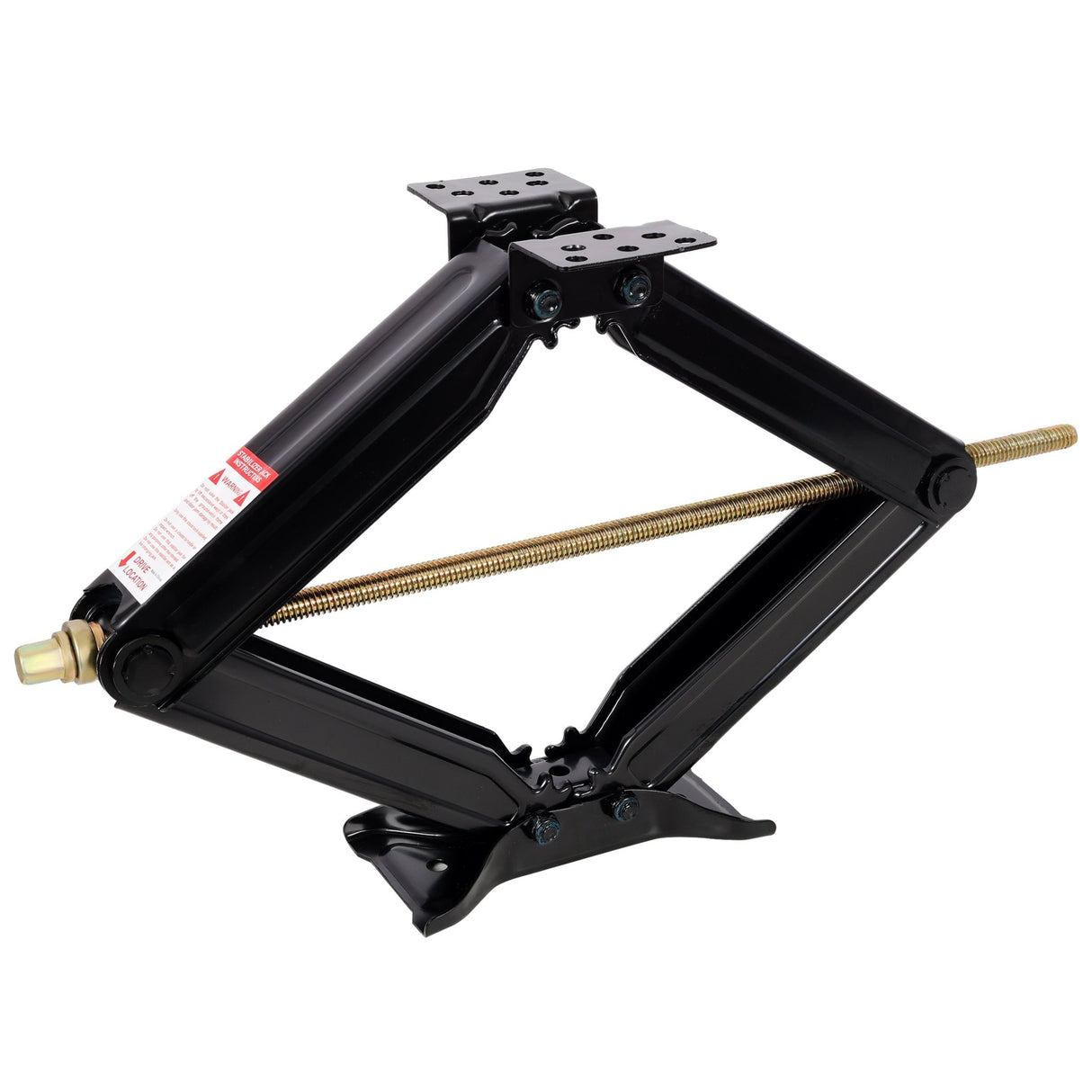 10,000 lbs RV Scissor Jacks 24 in RV Stabilizer Leveling Scissor Jacks, Set of 2 - Fab Heavy Parts