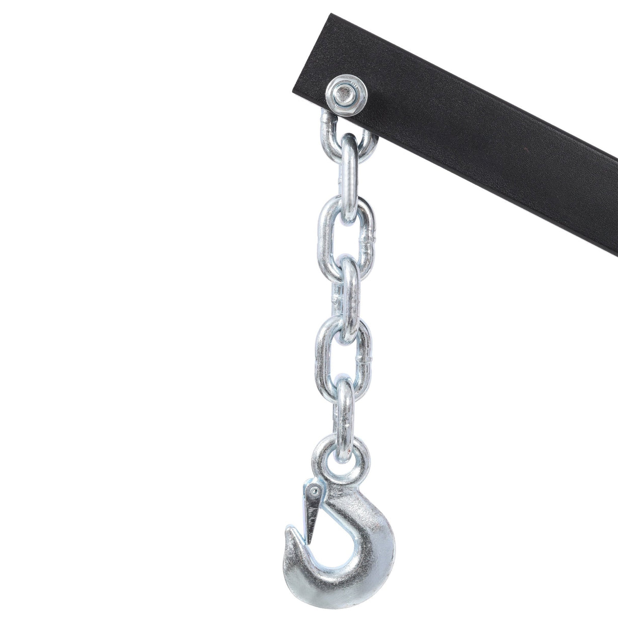 1000lbs Capacity Pickup Truck Extra Hoist Lift Load Jib Crane Extension Lock Position Swivel Base Mounted - Red - Fab Heavy Parts