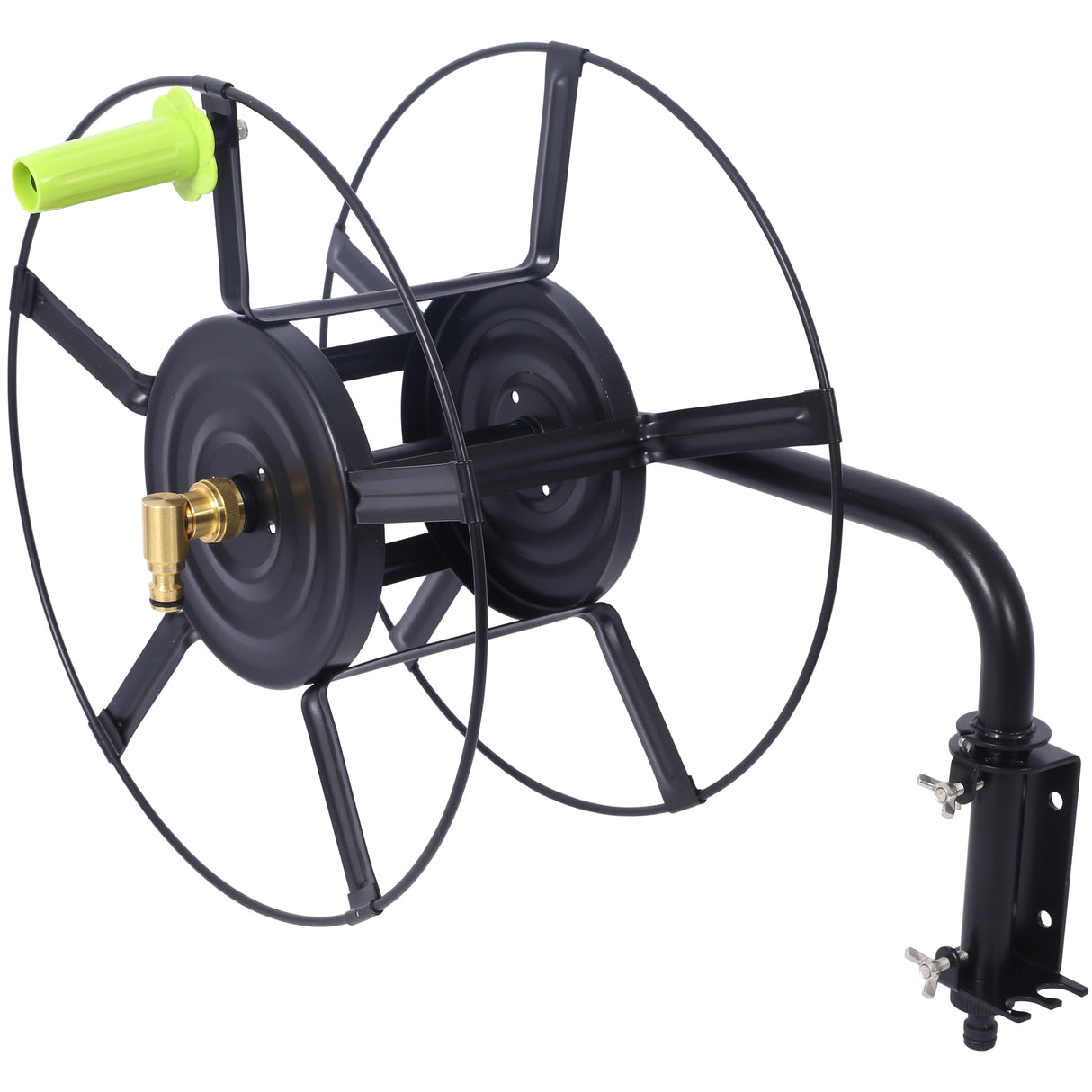 Swivel Hose Reel Wall Mount 180 Degree Pivot Hanger Great Heavy Duty Steel