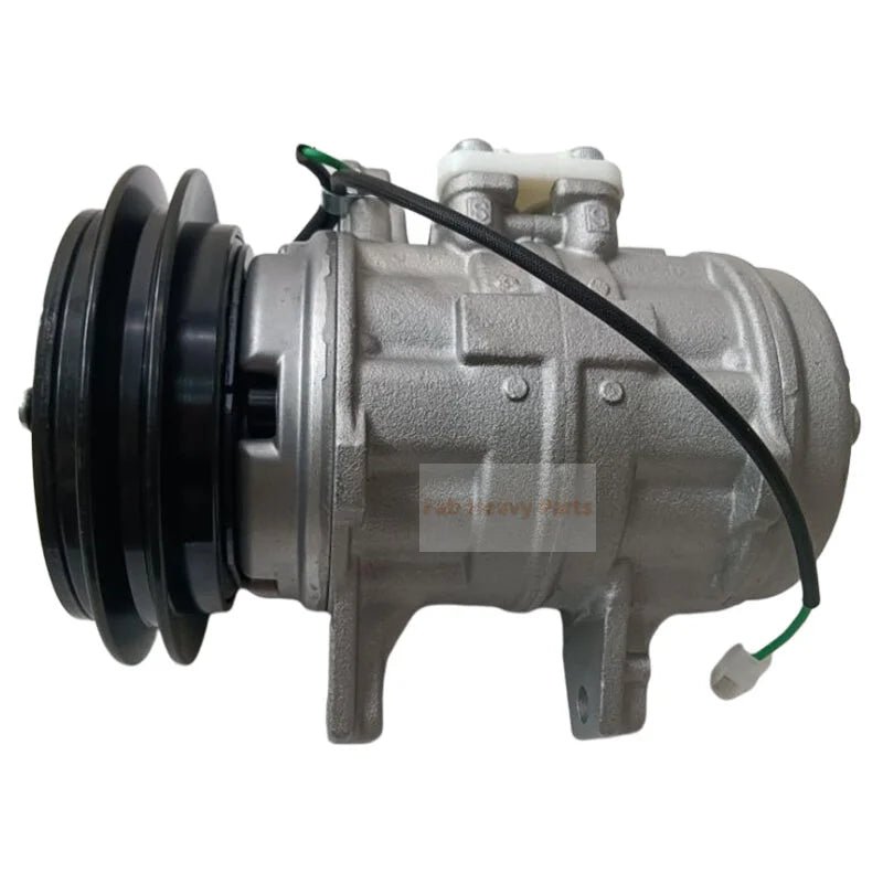 10P13E Air Conditioning Compressor 447200 - 7344 Fits for Kato Crane 70 Ton - Fab Heavy Parts