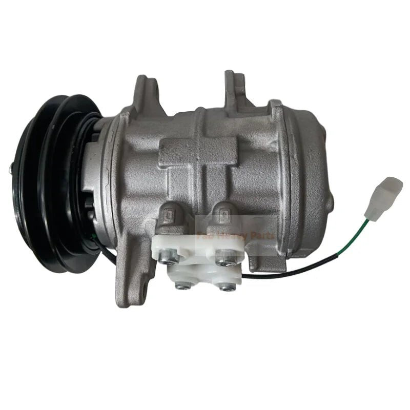 10P13E Air Conditioning Compressor 447200 - 7344 Fits for Kato Crane 70 Ton - Fab Heavy Parts