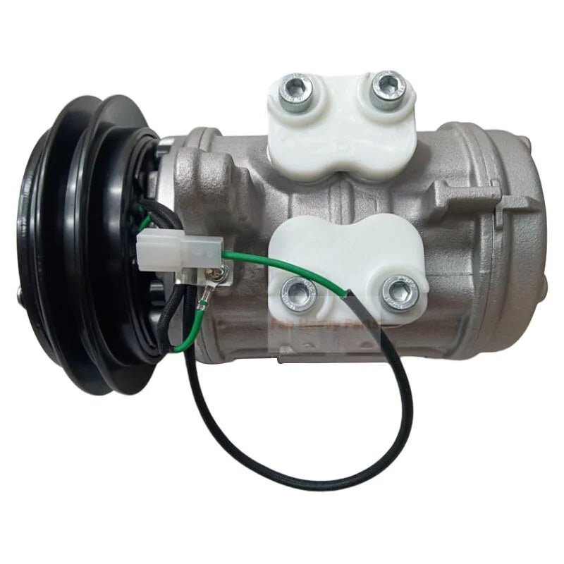 10P13E Air Conditioning Compressor 447200 - 7344 Fits for Kato Crane 70 Ton - Fab Heavy Parts