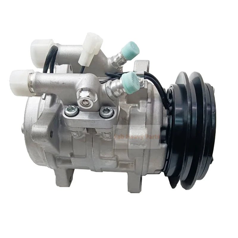 10P15 A/C Compressor DQ25897 DQ49795 Fits for John Deere Combine 1165 1170 1175 1450 1550 1570 - Fab Heavy Parts