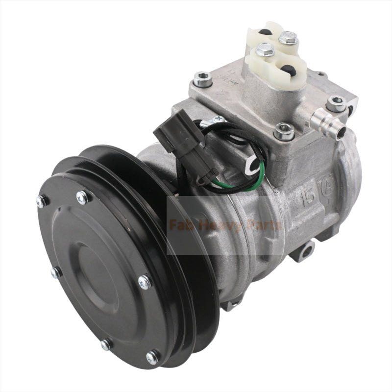 10PA15C A/C Compressor 14X - Z11 - 8580 Fits for Komatsu PC200 - 6 PC210 - 6 PC220 - 6 PC230 - 6 PC240 - 6K PC250 - 6 PC600 - 6 PC650 - 6 PC750 - 6 - Fab Heavy Parts