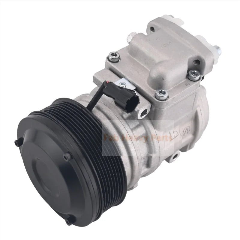 10PA15C A/C Compressor 3L071 - 0059 400102 - 00381 Fits for Doosan Daewoo DX225 DX340LC - Fab Heavy Parts
