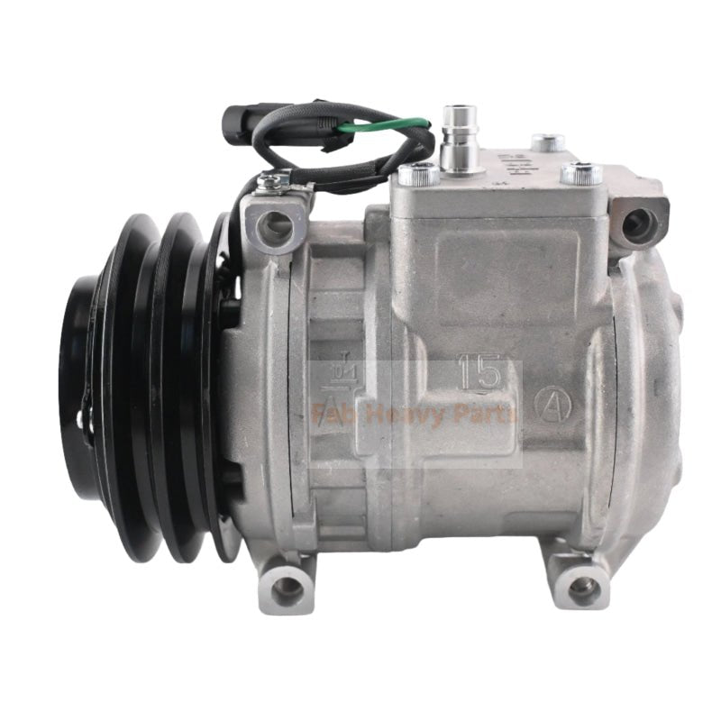 10PA15C A/C Compressor AZ44541 Fits for John Deere 2054 2056 2066 2254 2256 2266 6610 6910 6650 6750 6850 6950 7200 7300 7400 7500 7700 7800 - Fab Heavy Parts