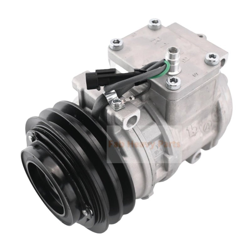 10PA15C A/C Compressor AZ44541 Fits for John Deere 2054 2056 2066 2254 2256 2266 6610 6910 6650 6750 6850 6950 7200 7300 7400 7500 7700 7800 - Fab Heavy Parts