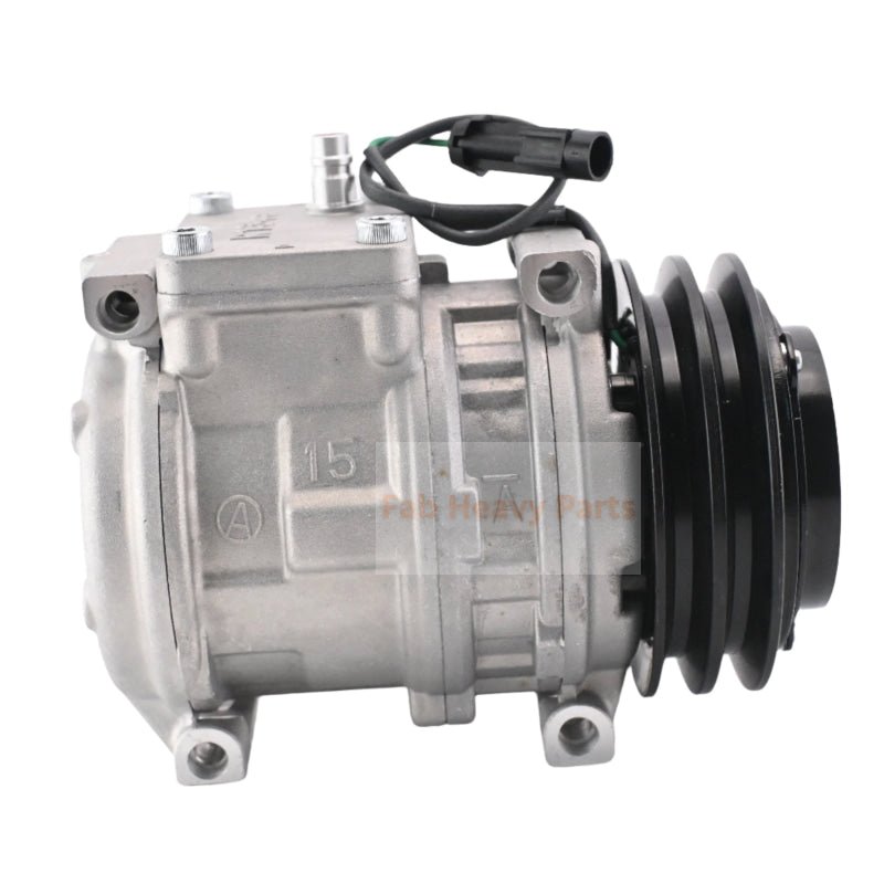 10PA15C A/C Compressor AZ44541 Fits for John Deere 2054 2056 2066 2254 2256 2266 6610 6910 6650 6750 6850 6950 7200 7300 7400 7500 7700 7800 - Fab Heavy Parts
