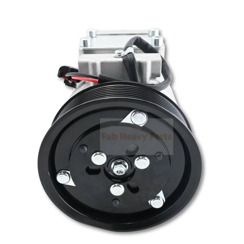 10PA17C A/C Compressor SE501820 SE503061 Fits for John Deere Loader 444J 544J 624H 624J 844J 844K 744H 744J 824J - Fab Heavy Parts