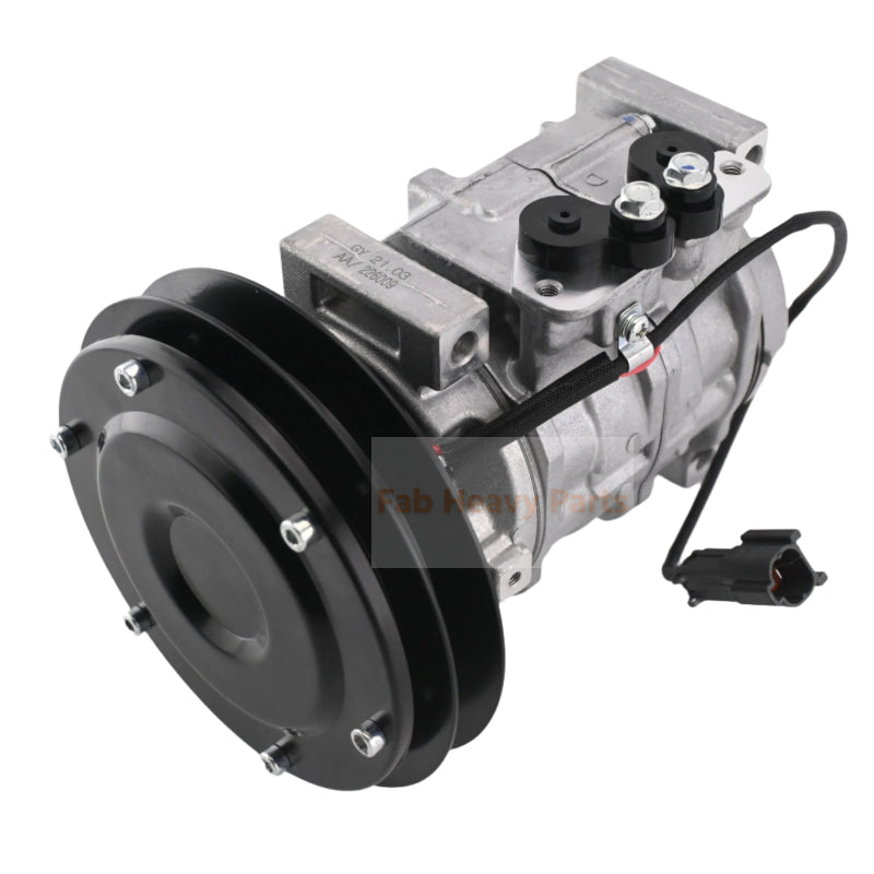 10S13C A/C Compressor 4709228 Fits for John Deere Excavator 470GLC 670GLC 870GLC 350GLC