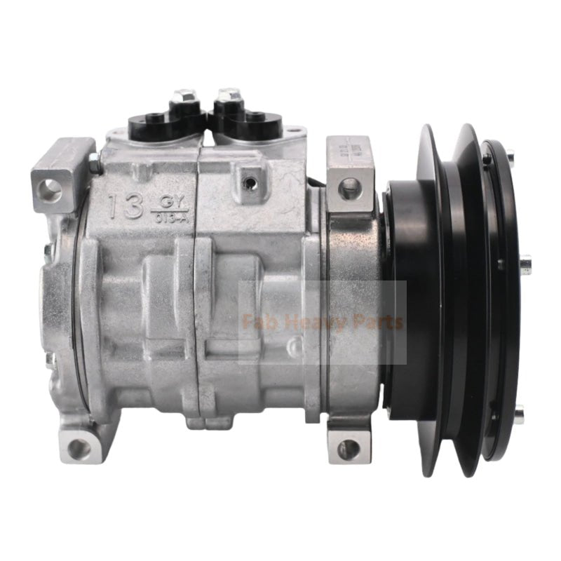 10S13C A/C Compressor 4709228 Fits for John Deere Excavator 470GLC 670GLC 870GLC 350GLC - Fab Heavy Parts