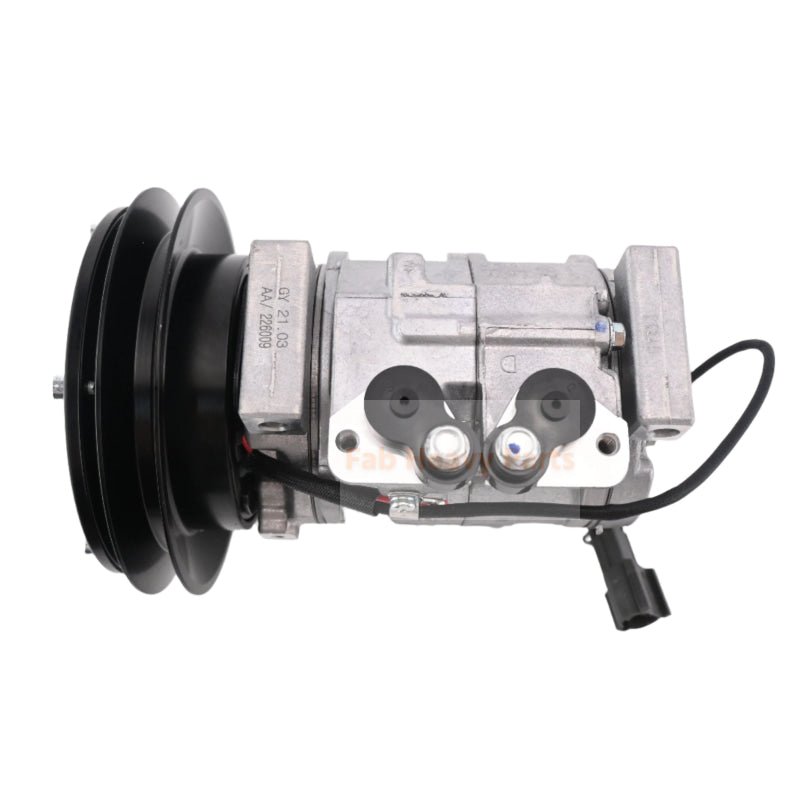 10S13C A/C Compressor 4709228 Fits for John Deere Excavator 470GLC 670GLC 870GLC 350GLC - Fab Heavy Parts
