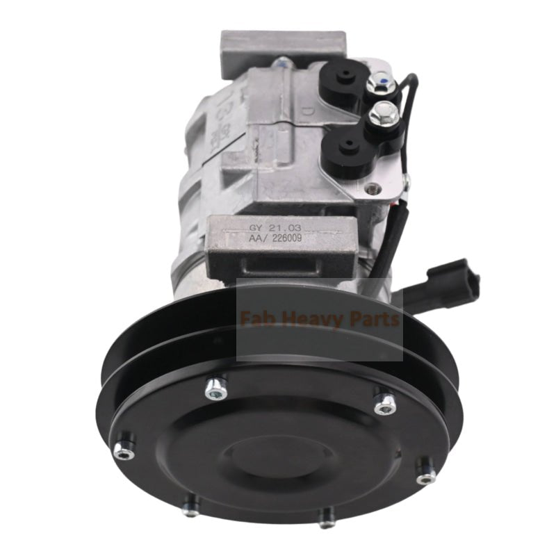 10S13C A/C Compressor 4709228 Fits for John Deere Excavator 470GLC 670GLC 870GLC 350GLC - Fab Heavy Parts