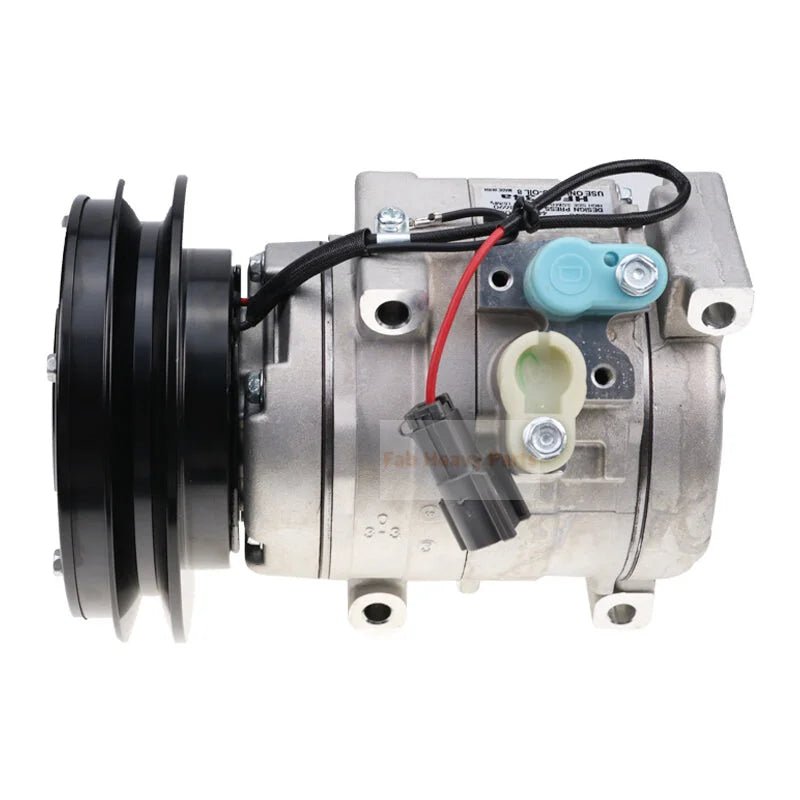 10S15C A/C Compressor 17A - 911 - 4810 Fits for Komatsu Bulldozer D155A - 6 D155AX - 5 D155AX - 6 D155AX - 6A D275A - 5R - Fab Heavy Parts