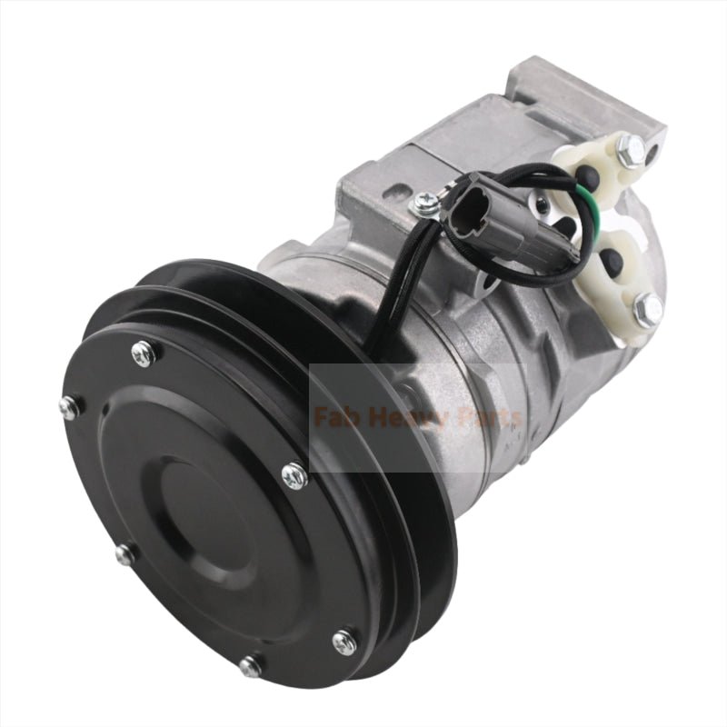 10S15C Air Conditioning Compressor 418 - S62 - 3160 Fits for Komatsu Wheel Loader WA100 - 5 WA150 - 5 WA200 - 5 WA250 - 5 WA270 - 5 WA320 - 5 - Fab Heavy Parts