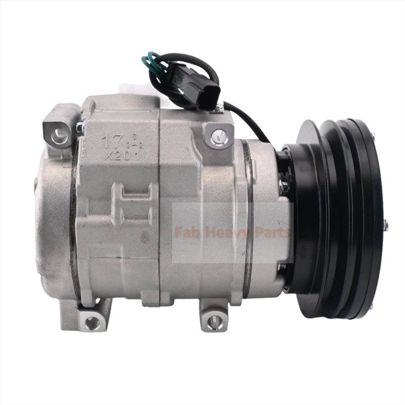 10S17C A/C Compressor 231 - 6984 2316984 Fits for Caterpillar CAT Engine 3054 3054T 3064 3066 3126 Excavator 312C 315C 318C 320C 322C 307D 313D - Fab Heavy Parts
